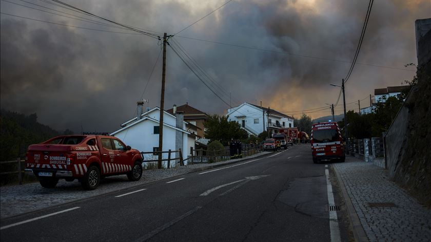 Incêndio em Silvares no concelho de Fundão Foto: Miguel Pereira Da Silva/Lusa