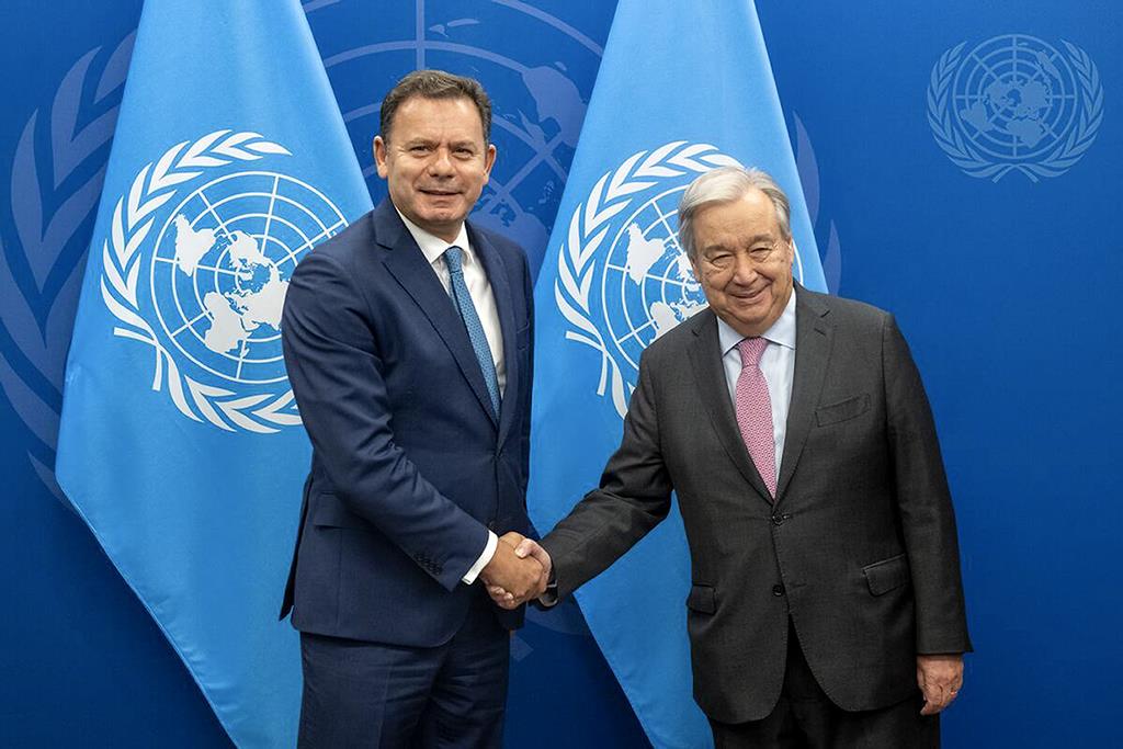 Guterres elogia Portugal e Montenegro assegura-lhe que Governo estará sempre ao seu lado. Foto: Eskinder Debebe/Lusa Guterres elogia Portugal e Montenegro assegura-lhe que Governo estará sempre ao seu lado. Foto: Eskinder Debebe/Lusa