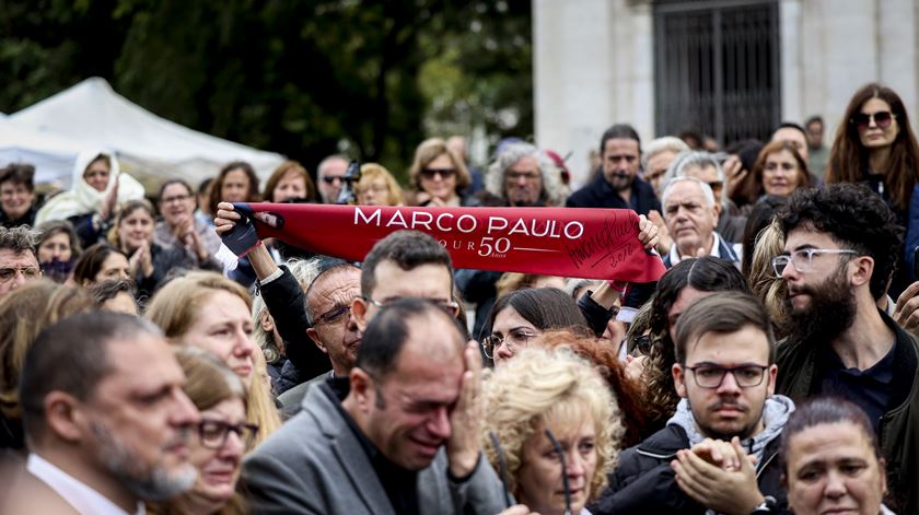 Funeral do cantor Marco Paulo.. Foto: Filipe Amorim/Lusa