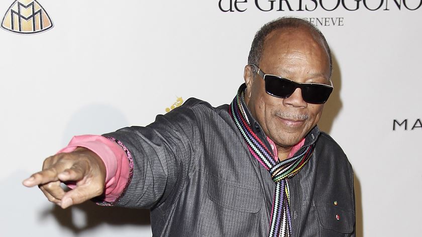 Produtor musical Quincy Jones morreu aos 91 anos. Foto: Str/EPA