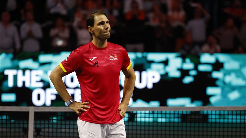 Rafael Nadal termina carreira. Fotos: Jorge Zapata/EPA