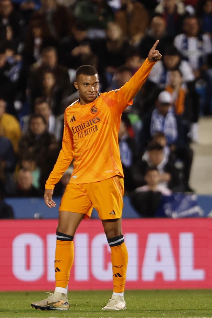 Kylian Mbappé, Real Madrid. Foto: J.j.guillen/EPA Kylian Mbappé, Real Madrid. Foto: J.j.guillen/EPA