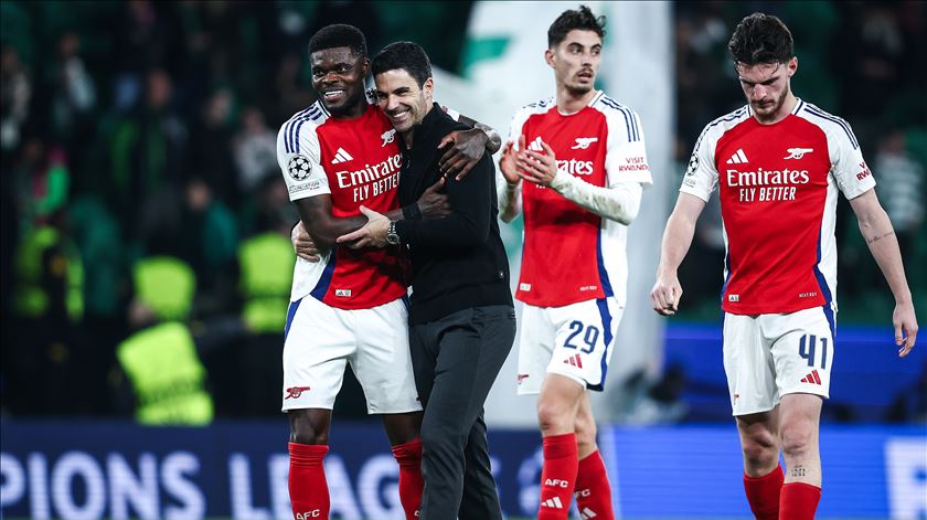 Arteta: "Estivemos a um nível excecional na primeira parte"