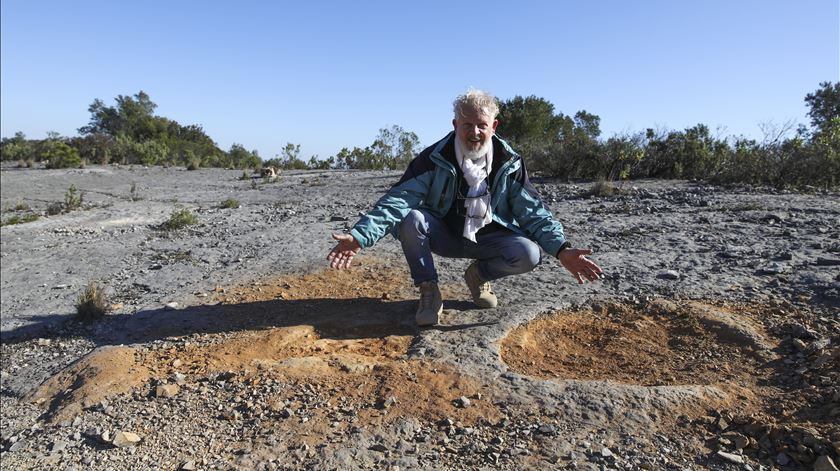 Reveladas pegadas de dinossauros em Torres Novas, um segredo com 20 anos