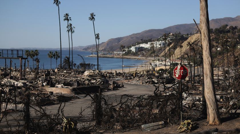 Wildfires continue to rage through Los Angeles area. Foto: Allison Dinner/EPA