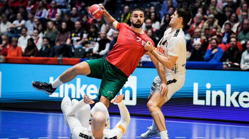 Martim Costa, Portugal vs Estados Unidos. Mundial de andebol. Foto: Stian Lysberg Solum/EPA