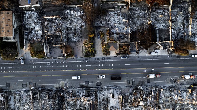 Wildfires in Los Angeles, California. Foto: Ted Soqui/EPA