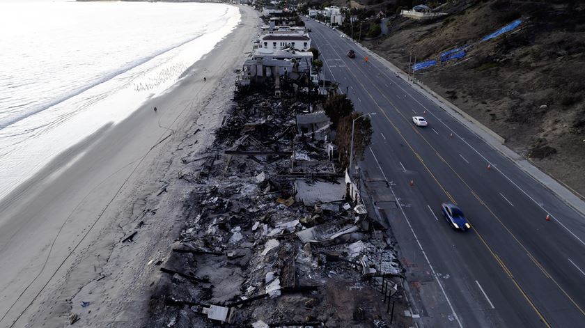 Wildfires in Los Angeles, California. Foto: Ted Soqui/EPA