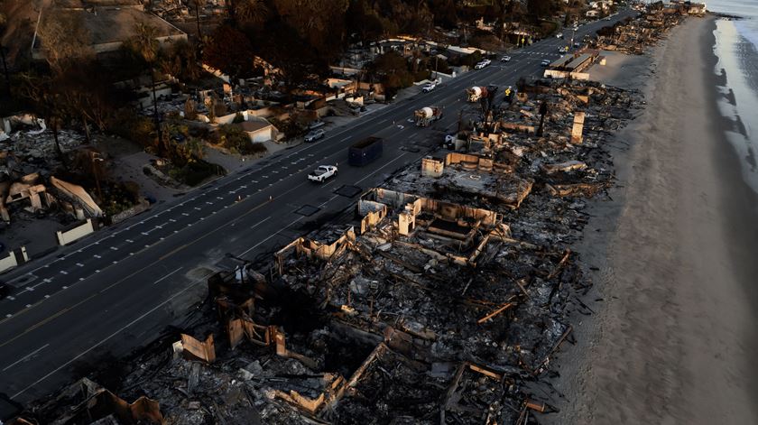 Wildfires in Los Angeles, California. Foto: Ted Soqui/EPA