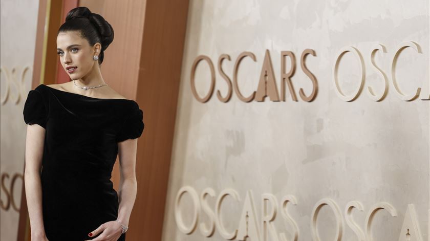 Margaret Qualley, atriz de "A Substância". Foto: Caroline Brehman/EPA