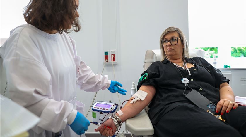 Presidente do RIR quis dar o exemplo e foi dar sangue