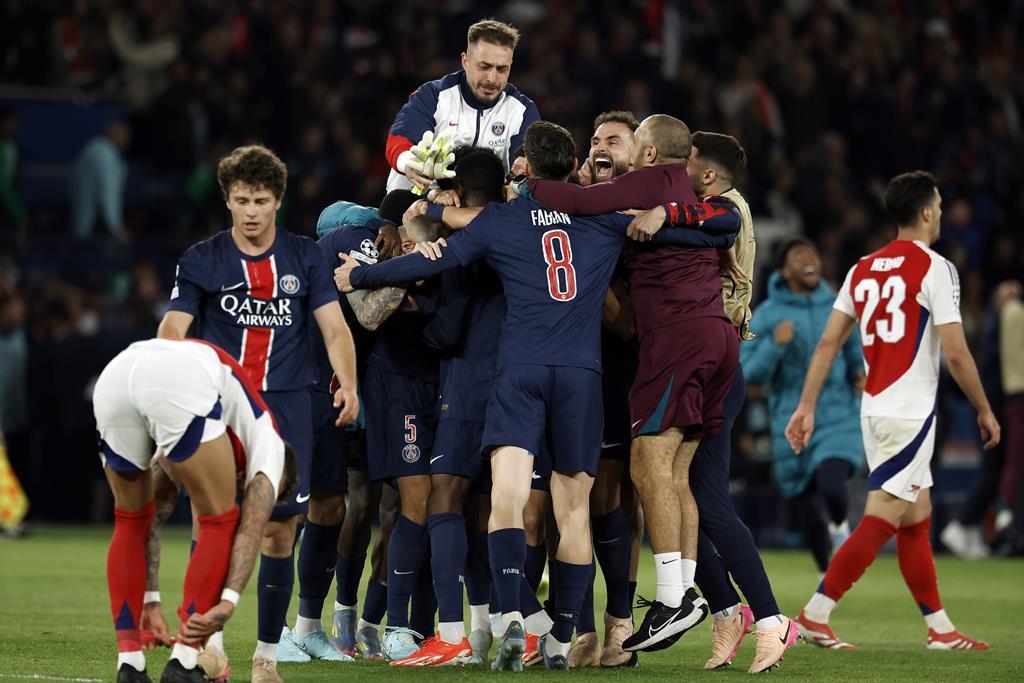 PSG vs Arsenal. Foto: Yoan Valat/EPA PSG vs Arsenal. Foto: Yoan Valat/EPA