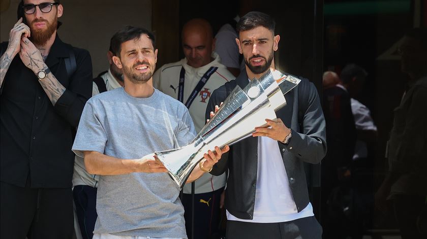 Fotogaleria. Veja as imagens da receção à seleção nacional