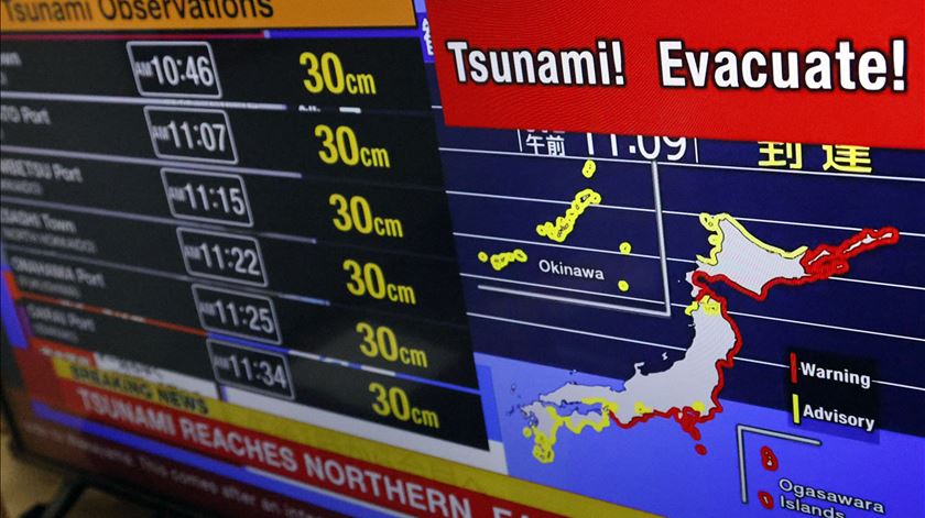 ​Japão levanta alerta de tsunami após sismo na Rússia