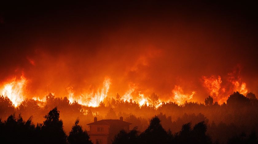Fogo em Vila Real ameaça três aldeias, autarca denuncia "mão criminosa"