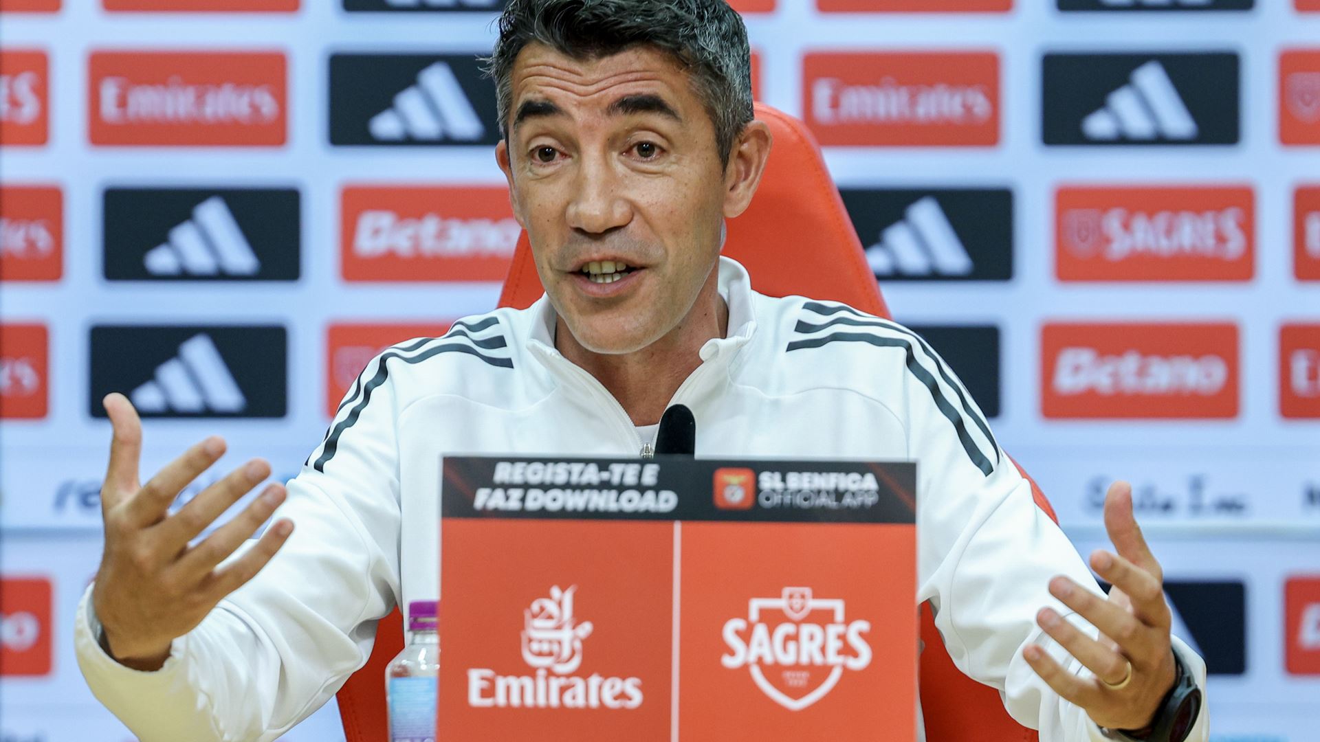 Bruno Lage. “Boa exibição, resultado fica muito bem”