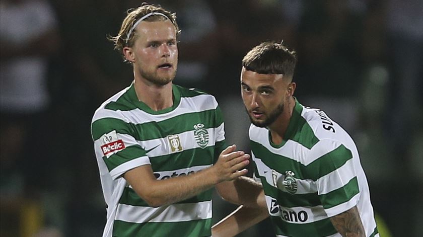 Hjulmand, Casa Pia vs Sporting. Foto: Paulo Cunha/EPA