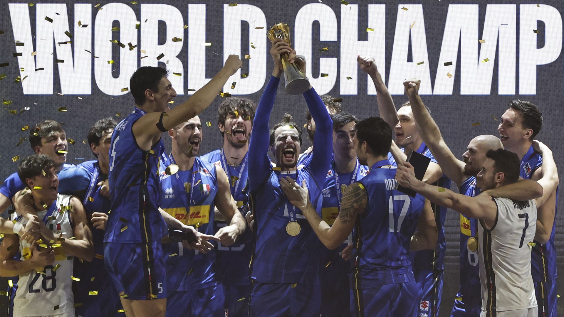 Itália revalida título mundial de voleibol
