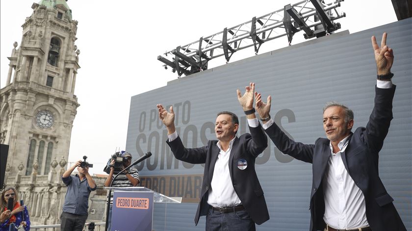 Montenegro foi ao Porto apoiar plano de Pedro Duarte para reforçar segurança