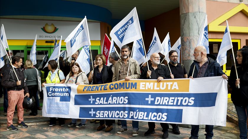 Greve da função pública foi "a maior nos últimos anos", diz Frente Comum