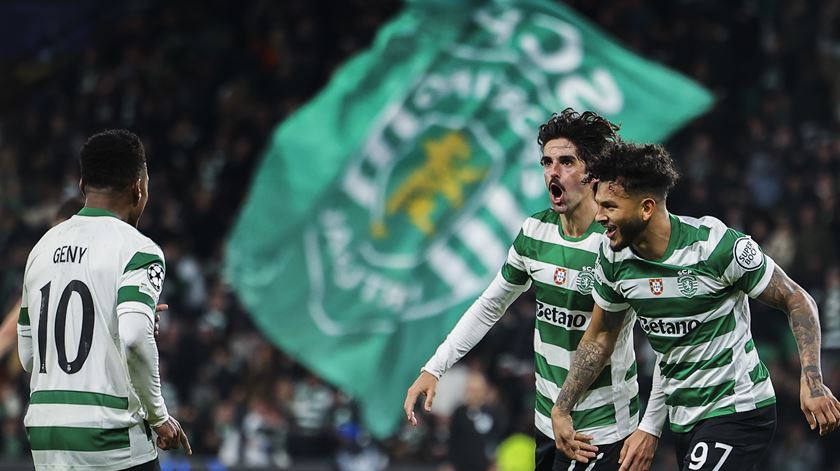 Três jogadores no Sporting no onze da semana da Champions Três jogadores no Sporting no onze da semana da Champions