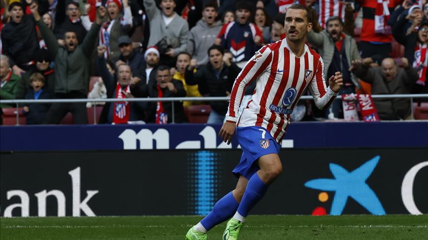 Griezmann “salva” três pontos do Atlético Madrid
