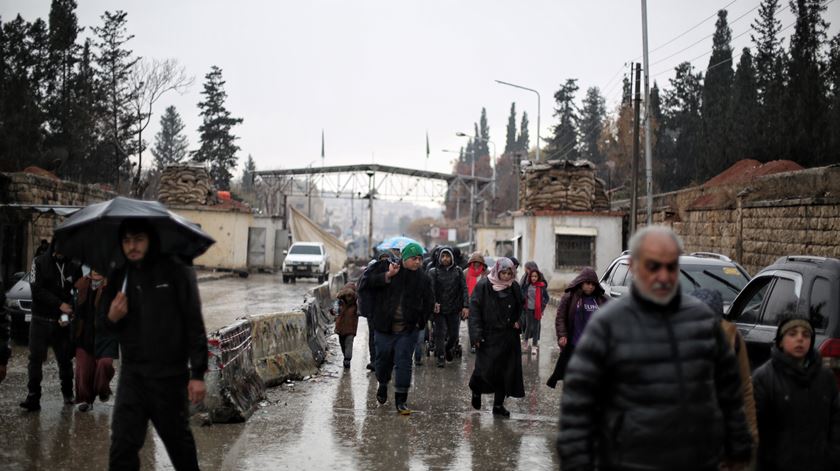 Exército sírio anuncia fim da operação contra milícias curdo-árabes em Seij Masud. Foto: Bilal Al-hammoud/EPA