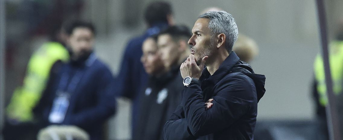 Vicens e a derrota na Taça da Liga: "Somos seres humanos e as coisas não saem da cabeça tão facilmente"