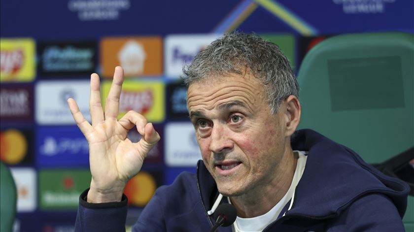 Zero facilitismos. Luis Enrique espera jogo "excecional e bonito, mas difícil" frente ao Sporting