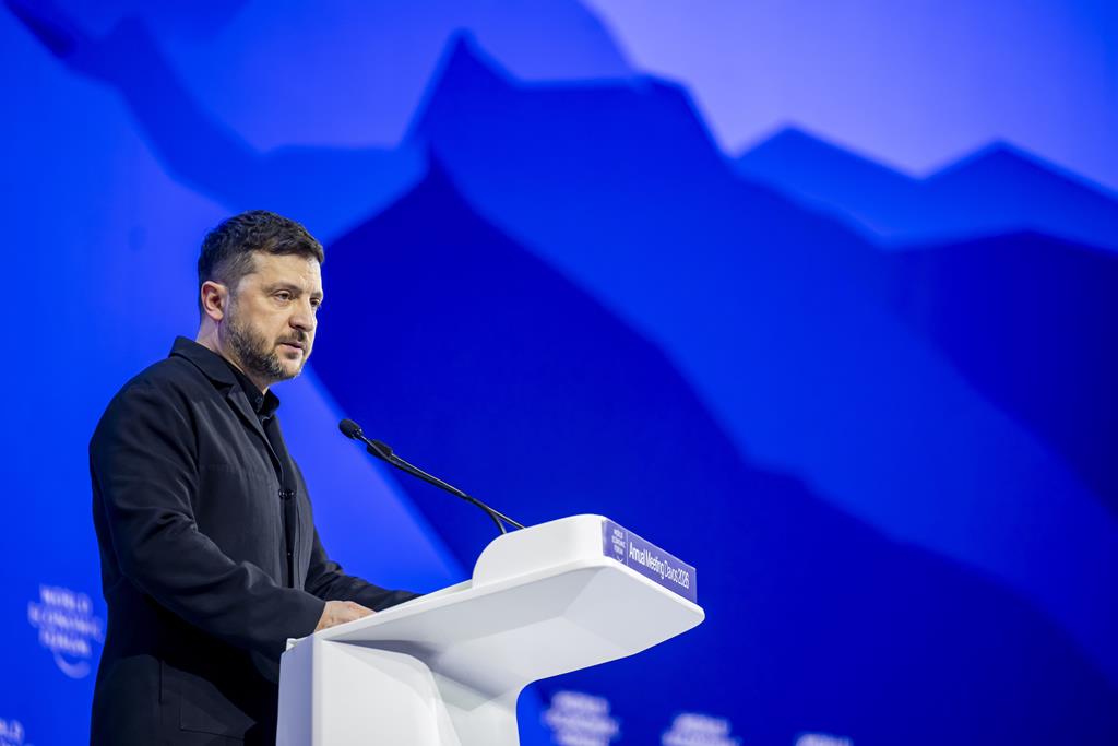 Zelensky em Davos. Europa "não é uma verdadeira força política" Zelensky em Davos. Europa "não é uma verdadeira força política"