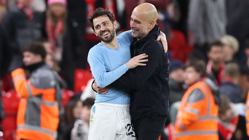 Bernardo Silva marcou na vitória do City sobre o Liverpool