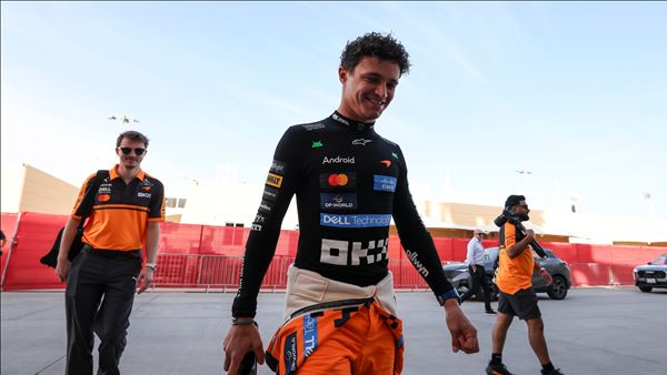 F1 começa testes no Bahrain, agora à vista de todos. Lando Norris foi o mais rápido (veja as fotos)