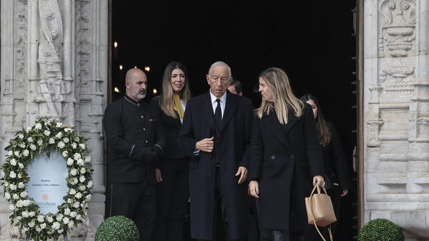 Cerimónias fúnebres de António Lobo Antunes em Lisboa. Foto: Manuel De Almeida/Lusa