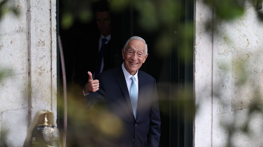 Marcelo Rebelo de Sousa no Palácio de Belém. Foto: André Kosters/Lusa
