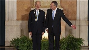 Marcelo condecorado com Ordem da Liberdade