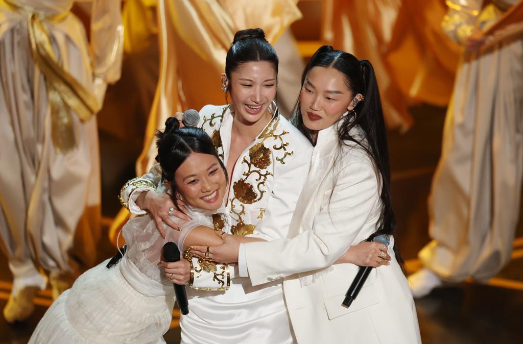 "Golden", vence Melhor Canção Original, por "Guerreias do K-Pop" Foto: Chris Torres/EPA