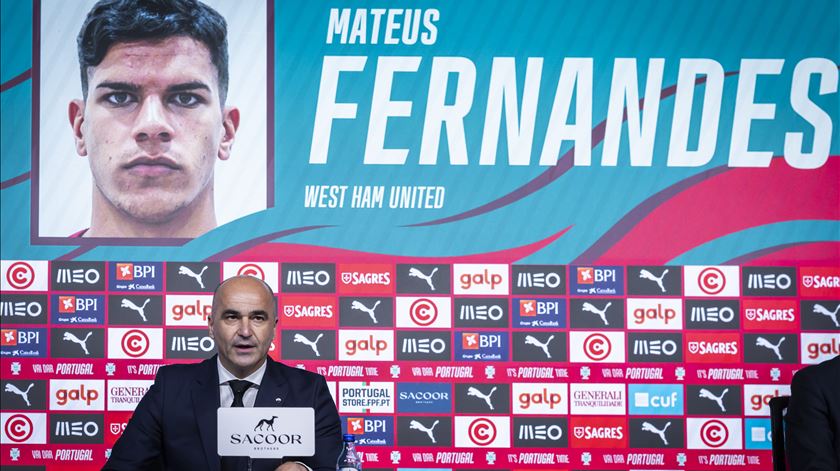 Roberto Martínez: "É incrível o que Mateus Fernandes está a fazer, queremos experimentar a energia e a polivalência"