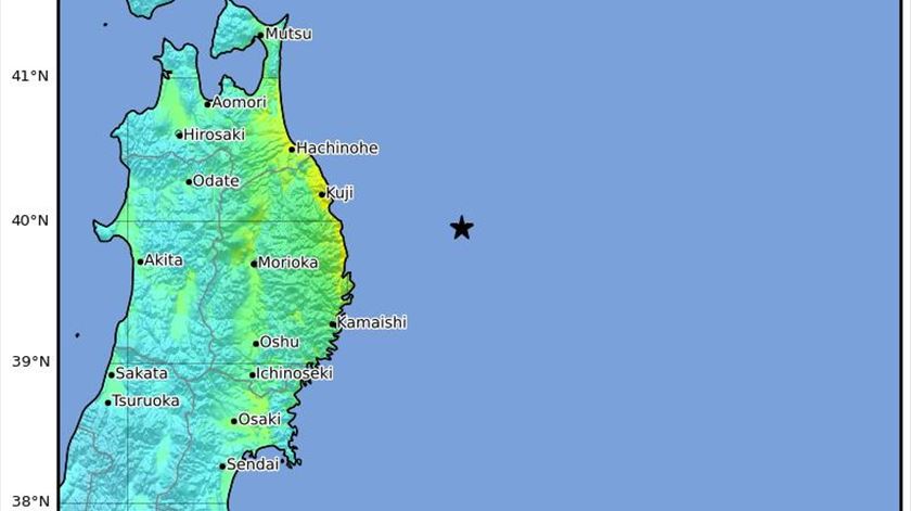Sismo de magnitude 7,4 ao largo do Japão leva autoridades a emitir alerta de tsunami
