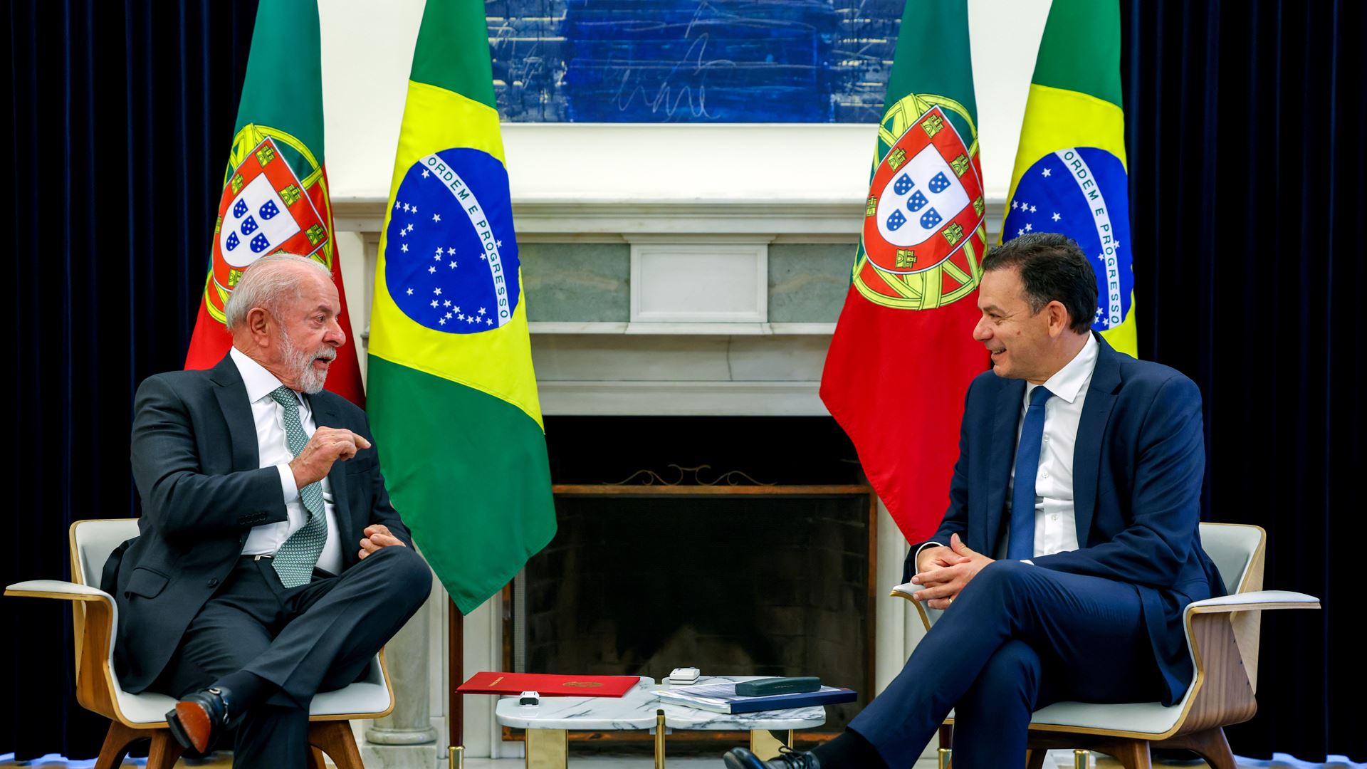 Montenegro elogia a integração “impecável” dos brasileiros e Lula quer ter com Portugal o “jogo do ganha-ganha”