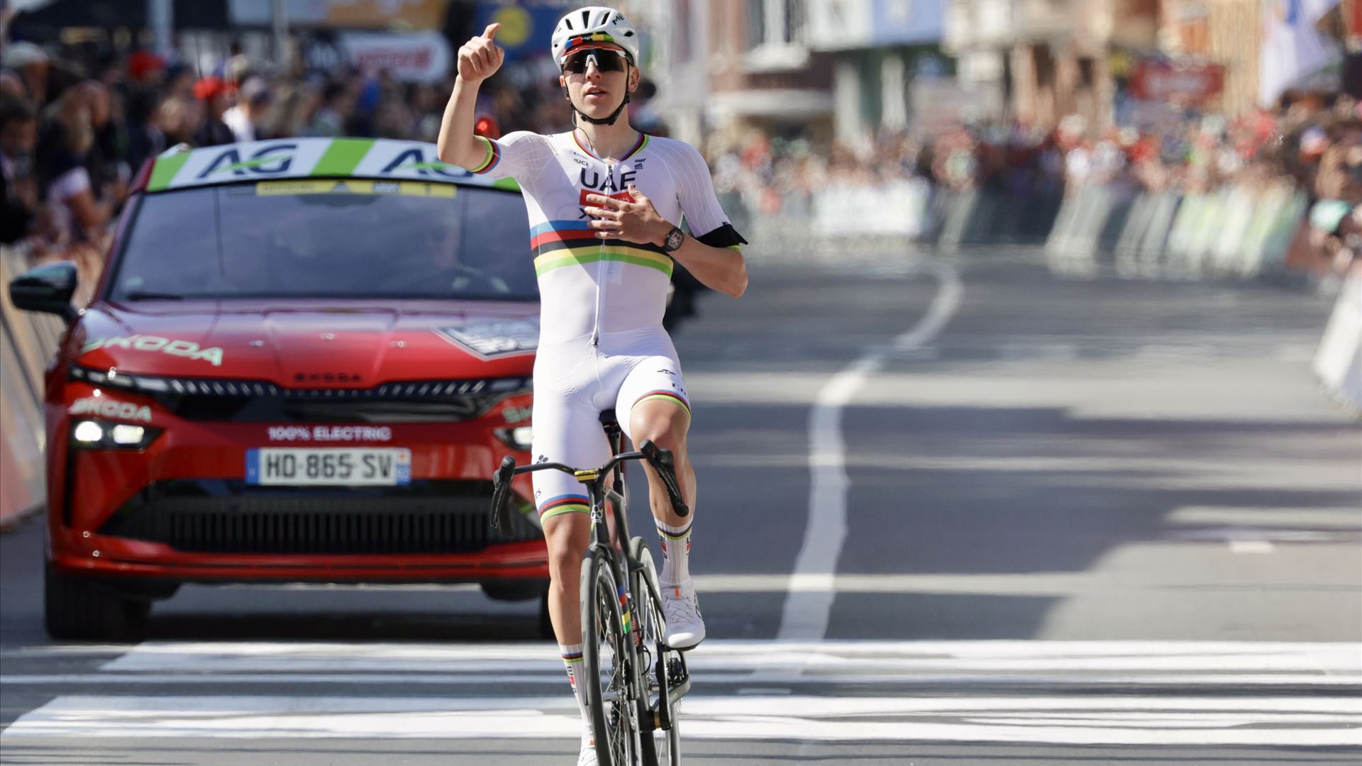 Pogacar, pois claro, mas Seixas ainda deu trabalho na Liège-Bastogne-Liège