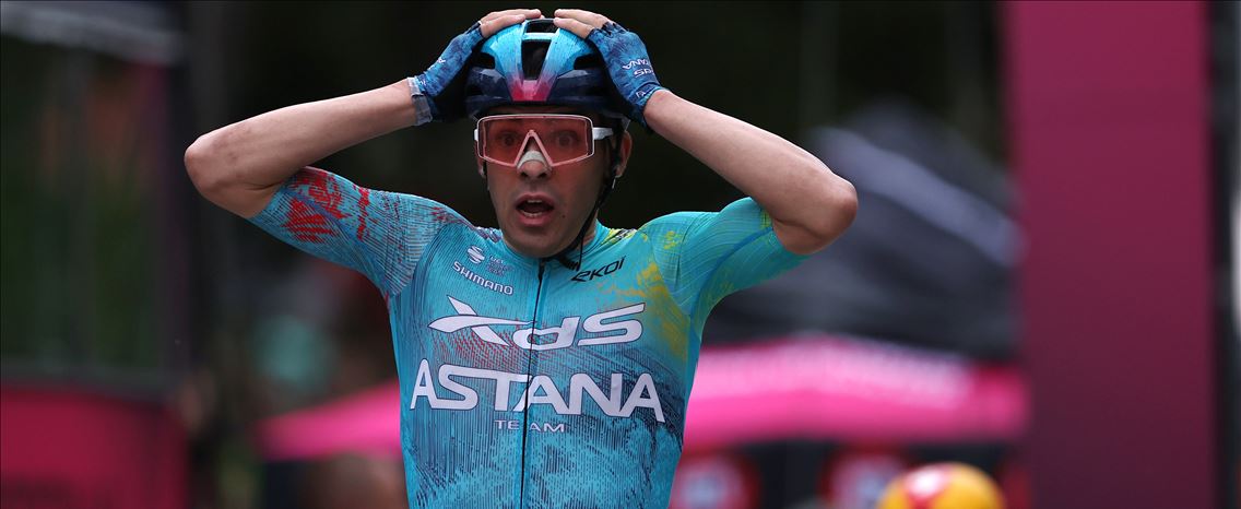 Guillermo Thomas Silva vence etapa e é o novo líder do Giro