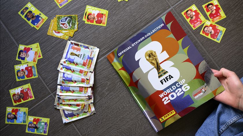 Caderneta de cromos Mundial 2026. Há uma versão virtual... gratuita