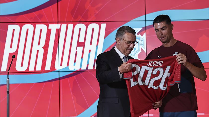 António José Seguro na cerimónia de despedida da Seleção Nacional de Futebol, antes do Mundial de 2026. Foto: António Cotrim/Lusa