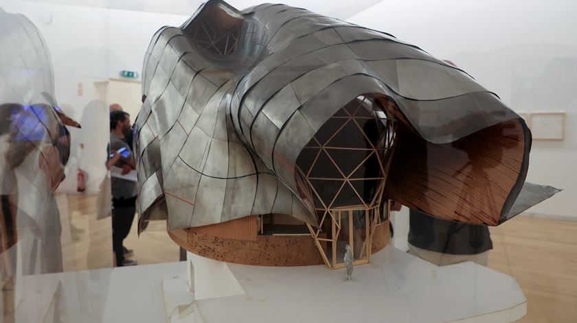 Exposição sobre a obra do arquiteto Frank Gehry em Serralves. Foto: Estela Silva/Lusa