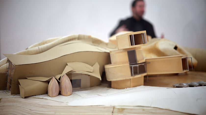 Exposição sobre a obra do arquiteto Frank Gehry em Serralves. Foto: Estela Silva/Lusa