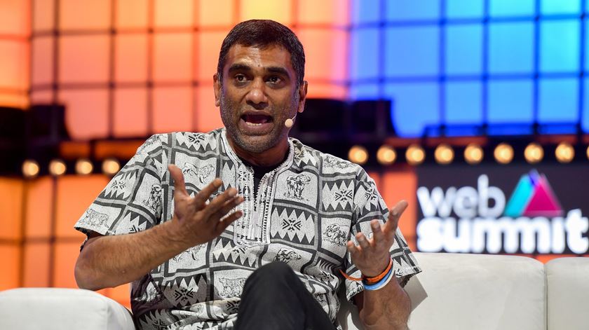 Kumi Naidoo, secretário-geral Amnistia Internacional. Foto: Web Summit