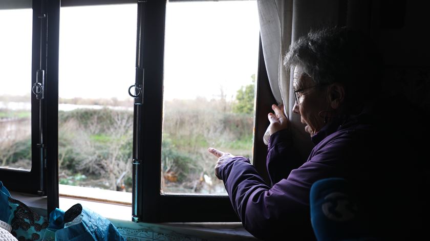 Em Montemor-o-Velho, há preocupação pelas cheias do Mondego. "A gente sabe lá se a casa vai cair"