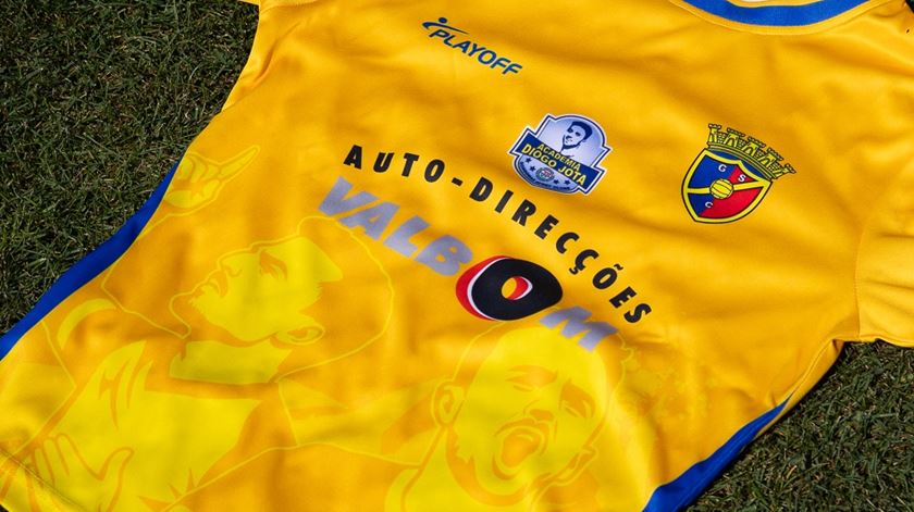 "O futebol é família": Gondomar lança equipamentos em homenagem a Diogo Jota e André Silva