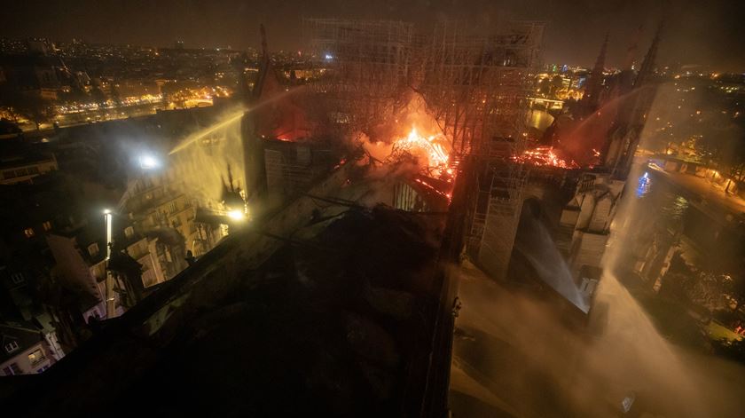 A catedral vai receber o eu primeiro evento desde o incêndio de 2019. Foto: Bombeiros de Paris