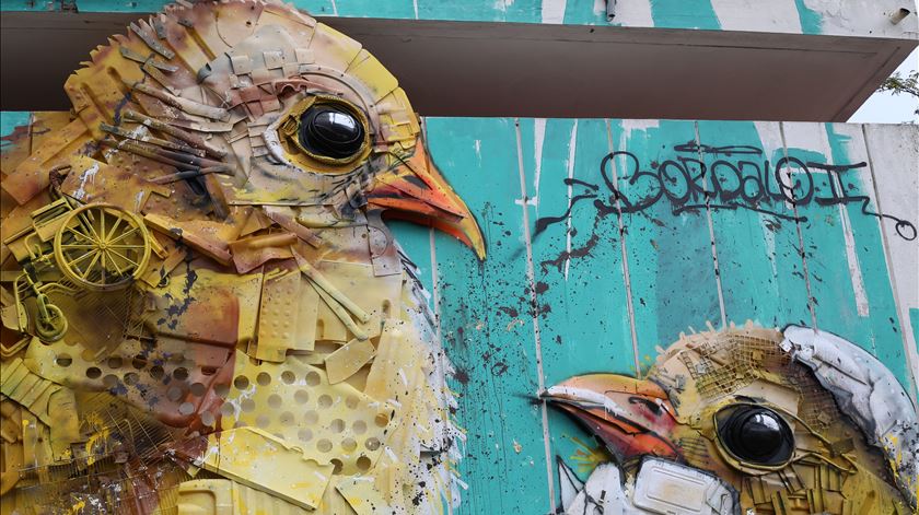 Obra Bordalo II IPO, Lisboa. Foto: Joana Margarida Fialho